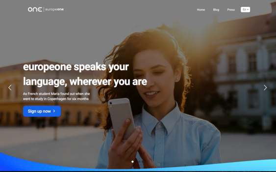 Британський технологічний та соціальний стартап: EUROPEONE